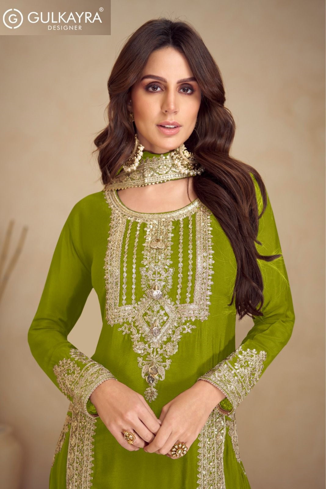 Apsara Vol 5 Gulkayra Designer Chinon Readymade Suits Supplier