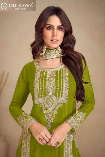 Apsara Vol 5 Gulkayra Designer Chinon Readymade Suits Supplier