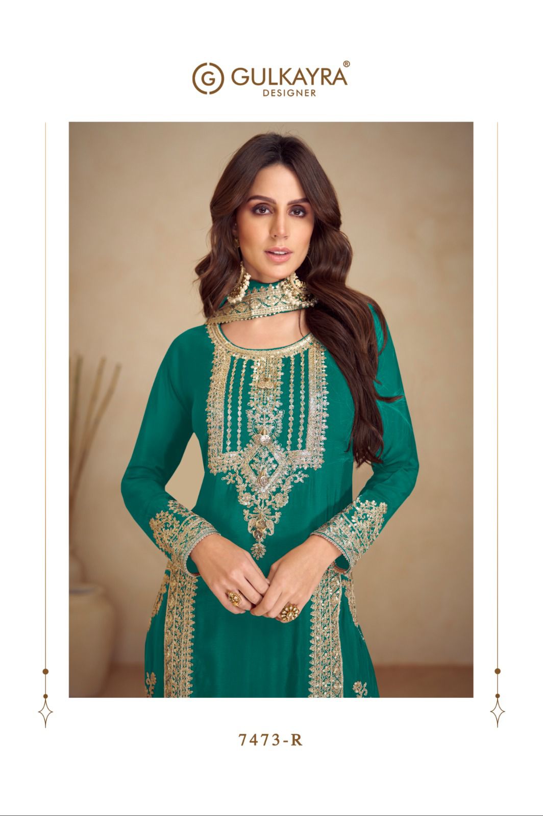 Apsara Vol 5 Gulkayra Designer Chinon Readymade Suits Supplier