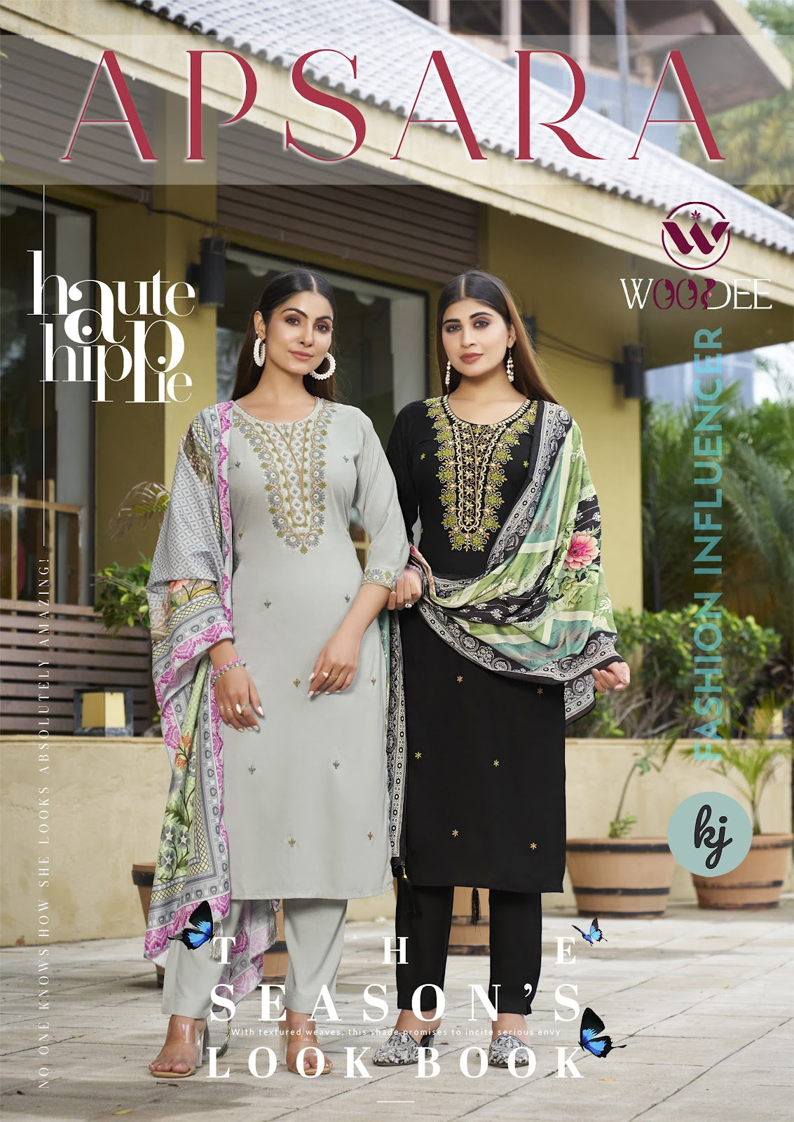 Apsara Woodee Rayon Readymade Pant Style Suits Supplier Gujarat