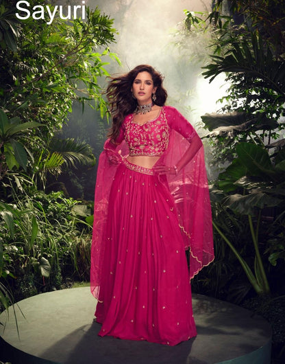 Apurva Sayuri Chinon Silk Readymade Lehenga Choli Wholesale Price