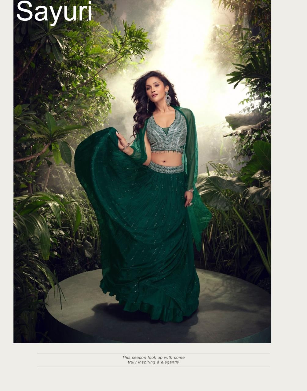 Apurva Sayuri Chinon Silk Readymade Lehenga Choli Wholesale Price