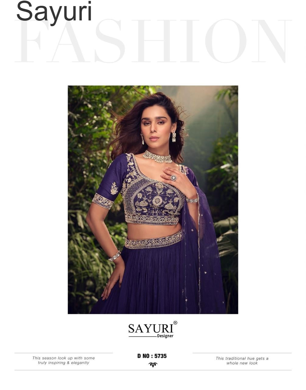 Apurva Sayuri Chinon Silk Readymade Lehenga Choli Wholesale Price
