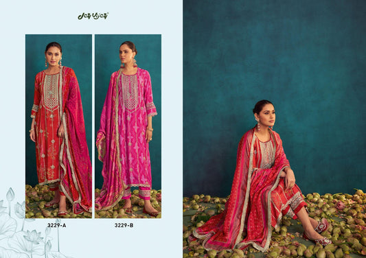Aqsa Jay Vijay Pure Muslin Pant Style Suits Wholesale