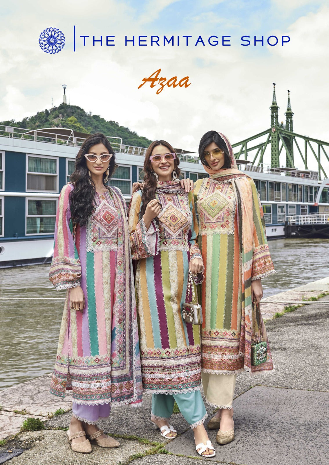 Araa The Hermitage Shop Pure Cotton Karachi Salwar Suits Supplier
