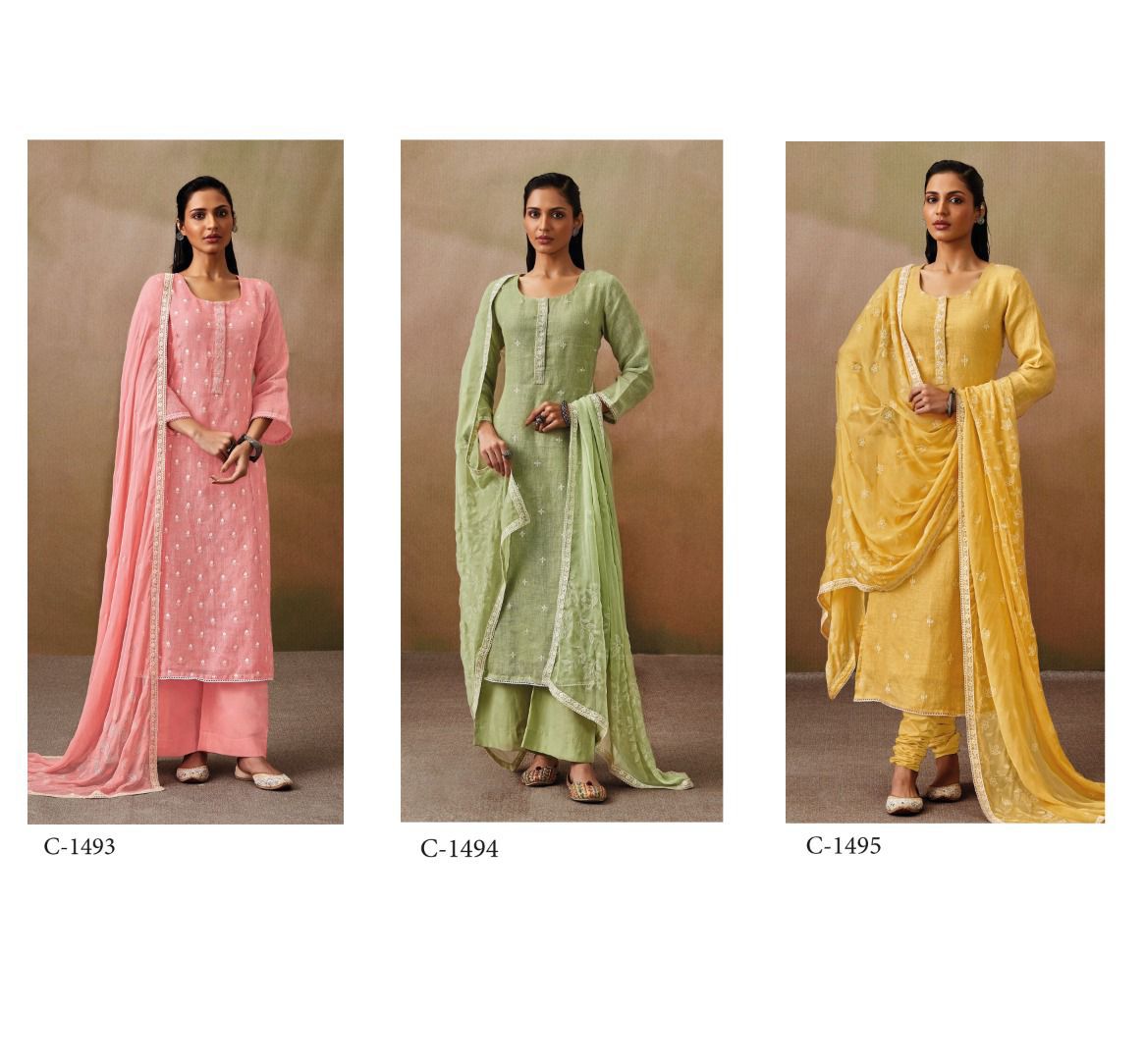Aradhana Ganga Premium Cotton Plazzo Style Suits Supplier