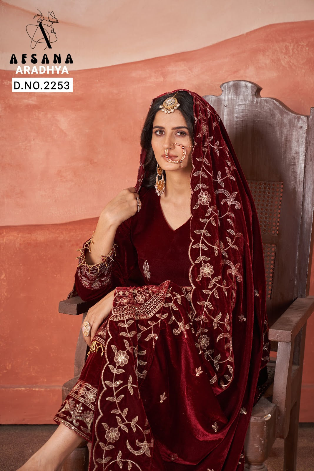 Aradhya Afsana Readymade Velvet Suits Supplier Ahmedabad