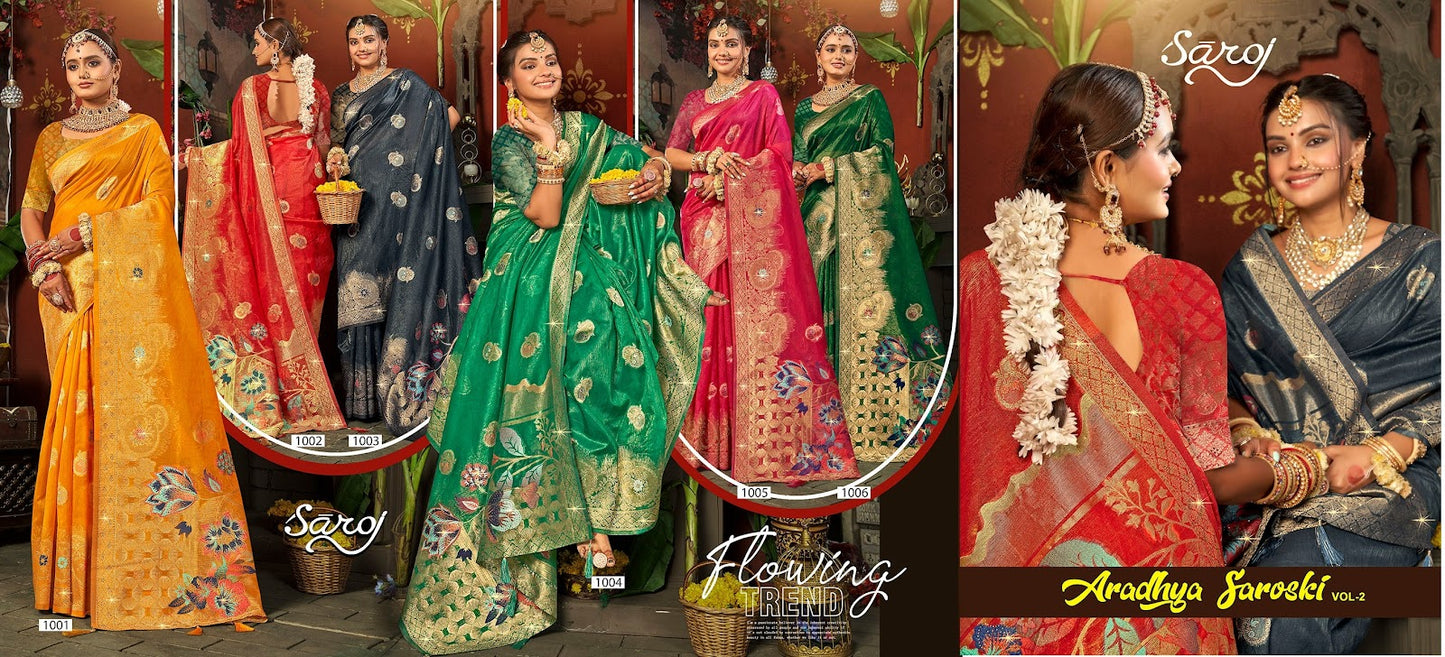 Aradhya Saroski Saroj Sarees Manufacturer Gujarat