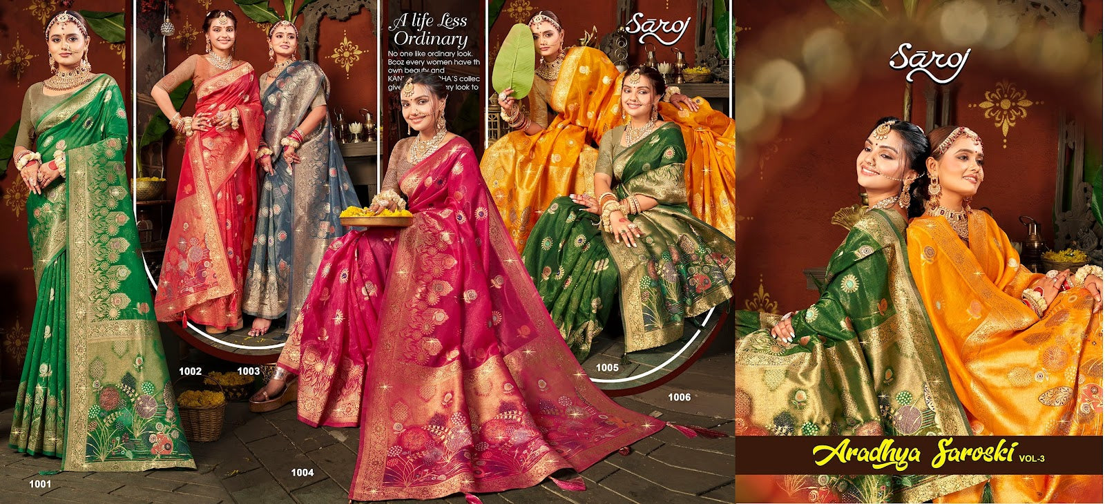 Aradhya Saroski Saroj Sarees Manufacturer Gujarat