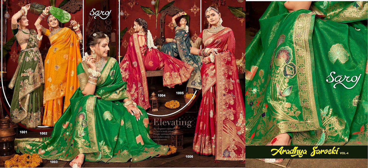 Aradhya Saroski Saroj Sarees Manufacturer Gujarat