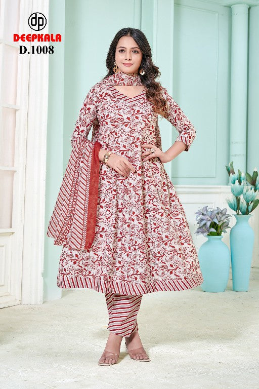 Aradhya Vol 1 Deepkala Cotton Readymade Anarkali Suits Supplier India