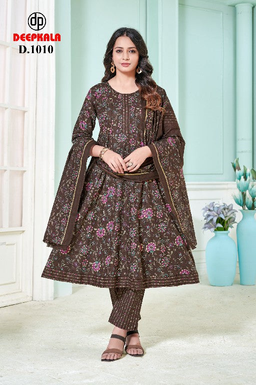 Aradhya Vol 1 Deepkala Cotton Readymade Anarkali Suits Supplier India