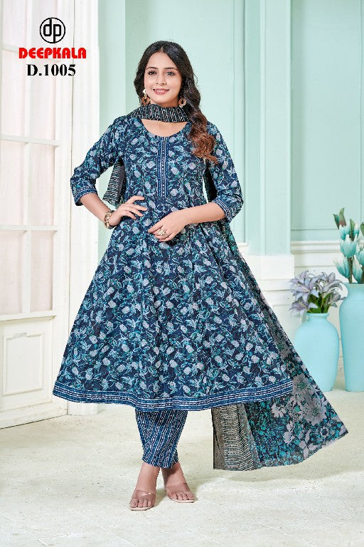 Aradhya Vol 1 Deepkala Cotton Readymade Anarkali Suits Supplier India