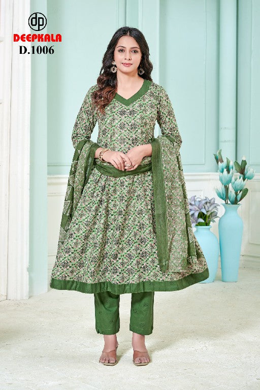 Aradhya Vol 1 Deepkala Cotton Readymade Anarkali Suits Supplier India