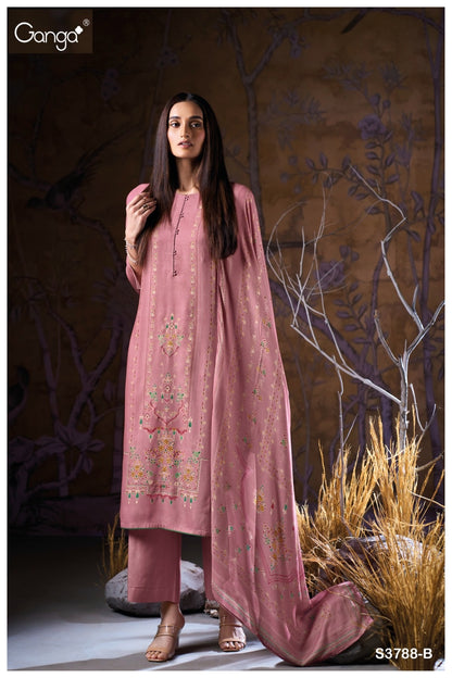 Aralyn 3788 Ganga Wool Pashmina Suits Wholesaler
