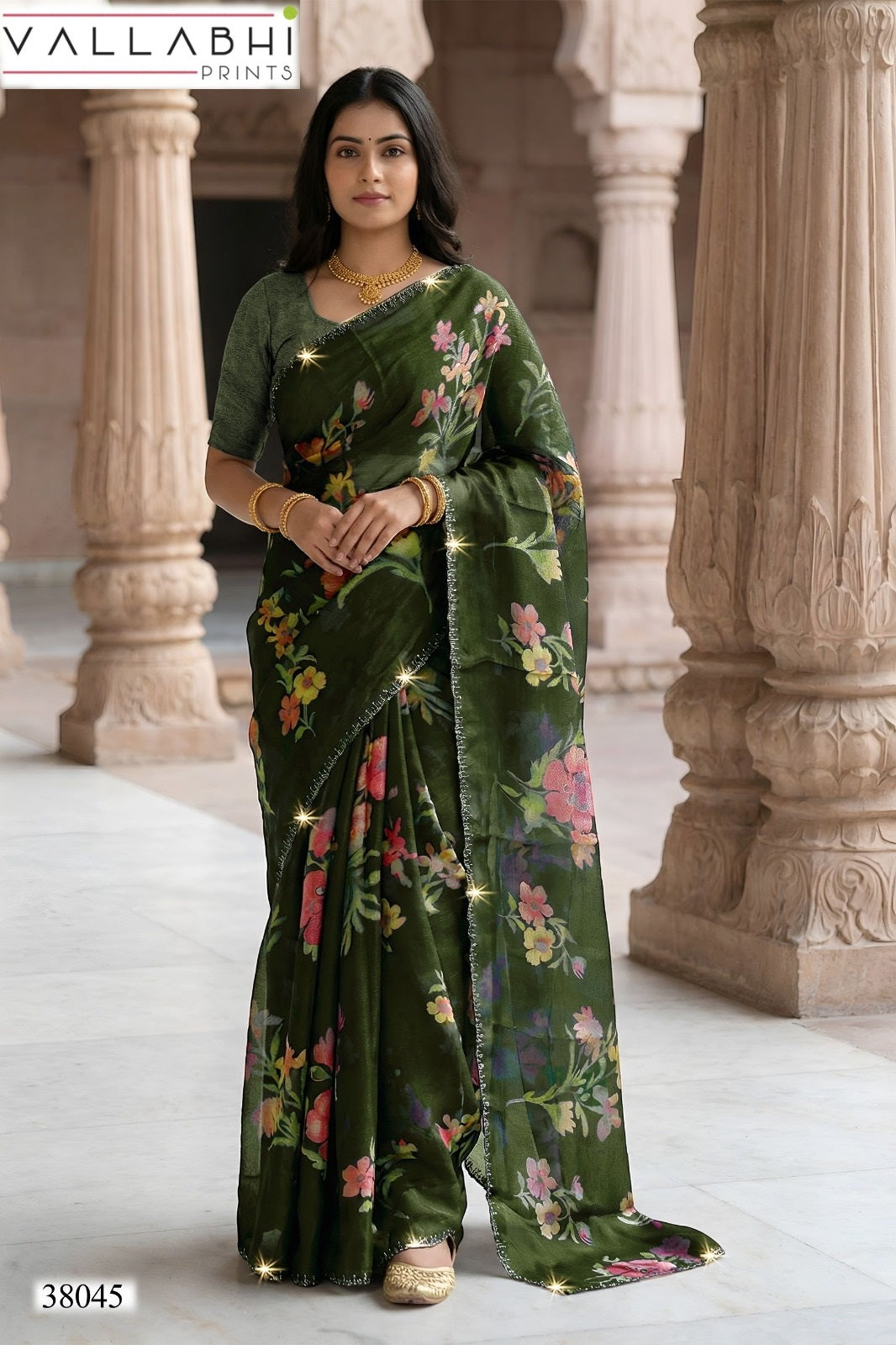 Arambhi Vol 18 Vallabhi Prints Sarees Exporter Gujarat