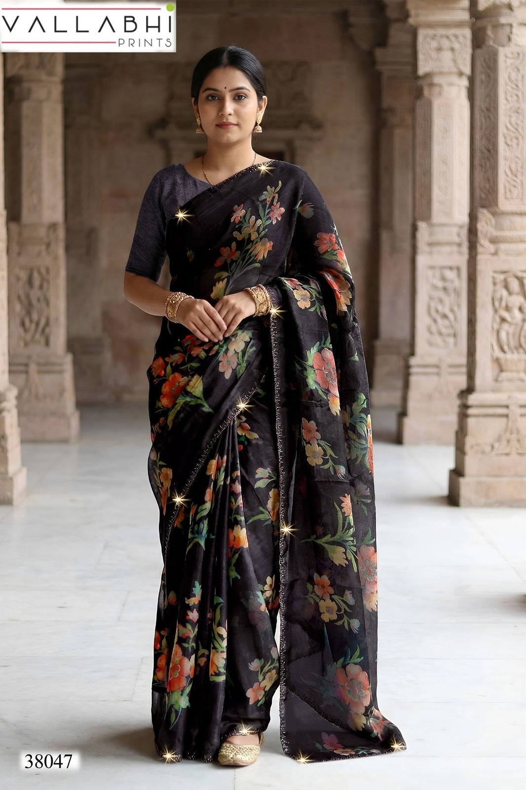 Arambhi Vol 18 Vallabhi Prints Sarees Exporter Gujarat