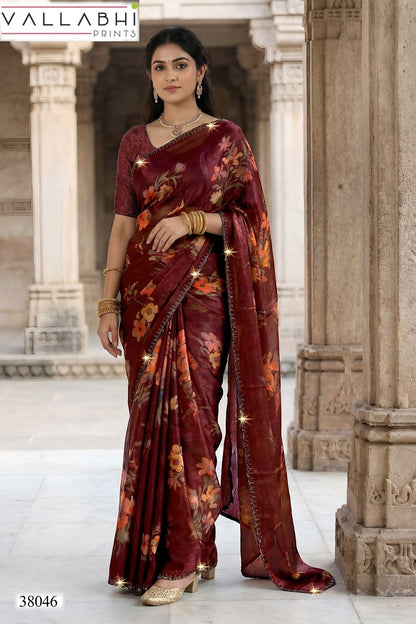 Arambhi Vol 18 Vallabhi Prints Sarees Exporter Gujarat