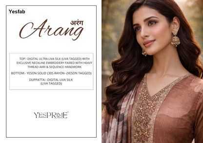 Arang Yesfab Silk Pant Style Suits Exporter Ahmedabad