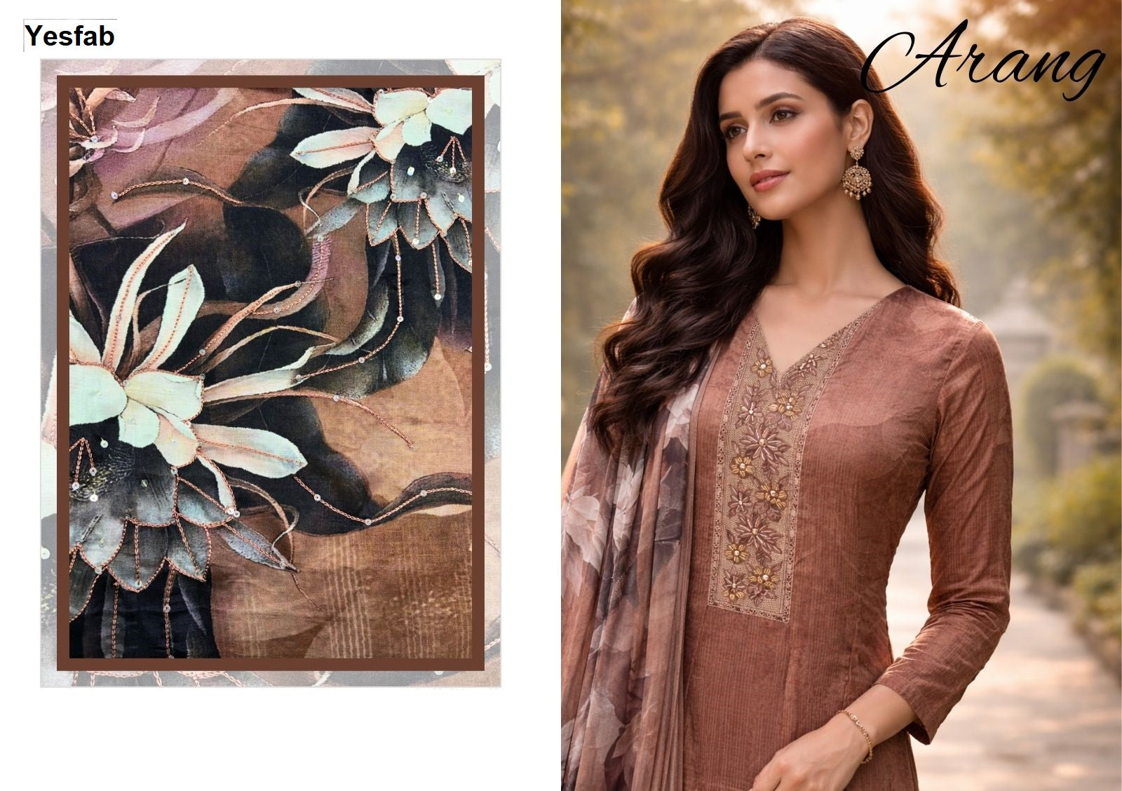 Arang Yesfab Silk Pant Style Suits Exporter Ahmedabad