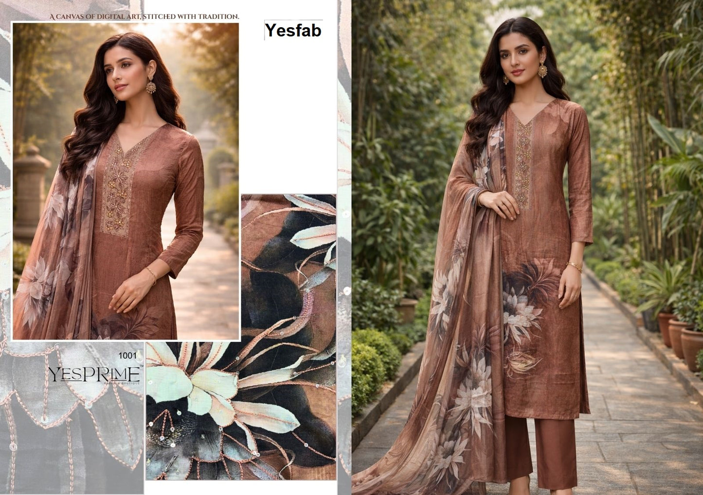 Arang Yesfab Silk Pant Style Suits Exporter Ahmedabad