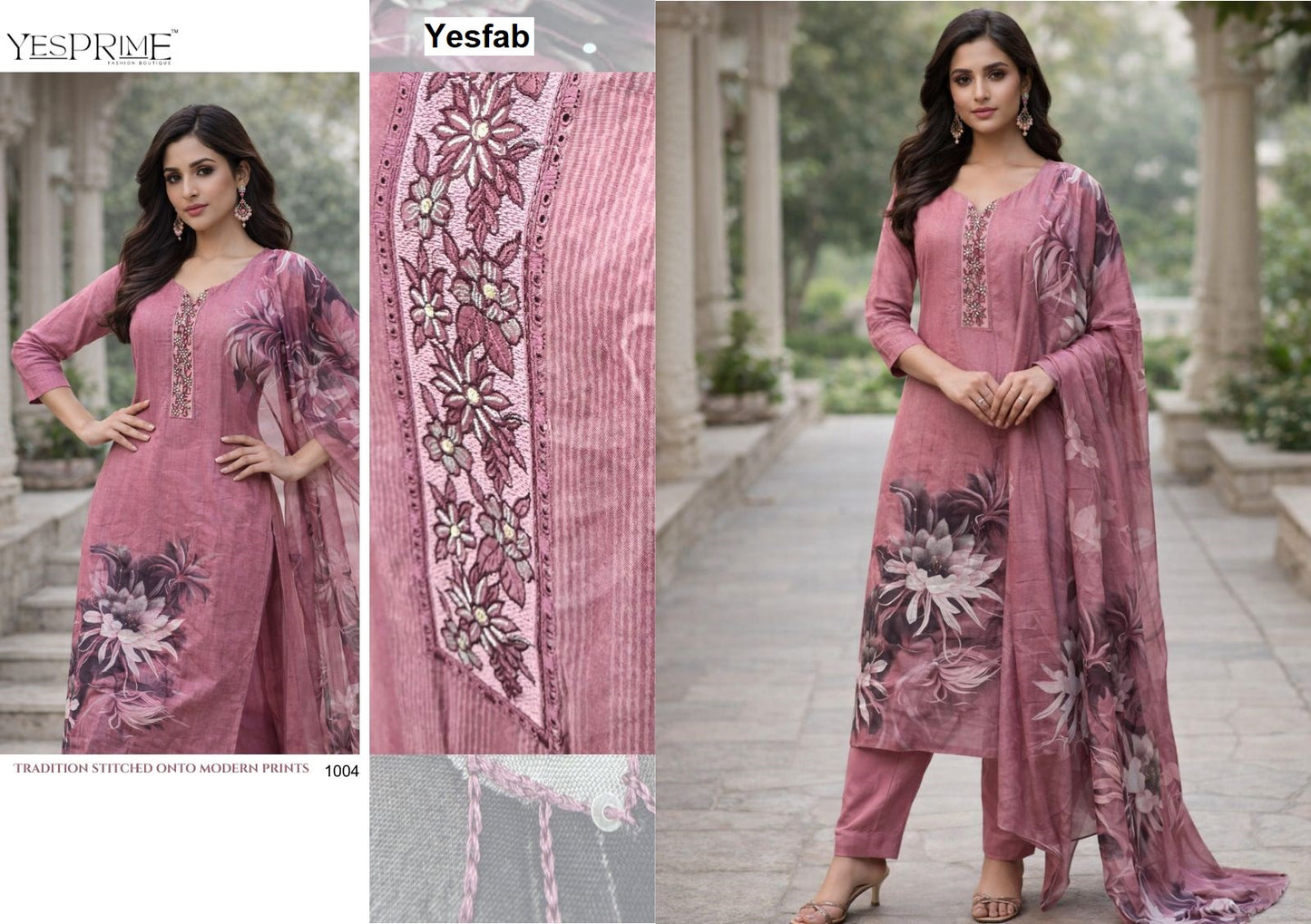 Arang Yesfab Silk Pant Style Suits Exporter Ahmedabad