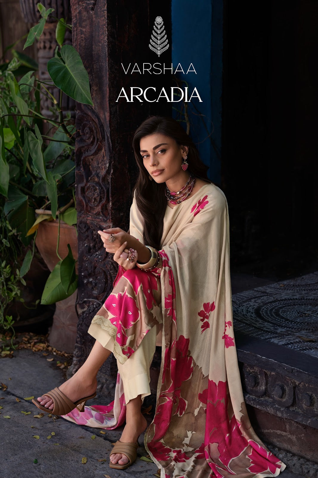 Arcadia Varshaa Viscose Muslin Pant Style Suits Exporter Gujarat
