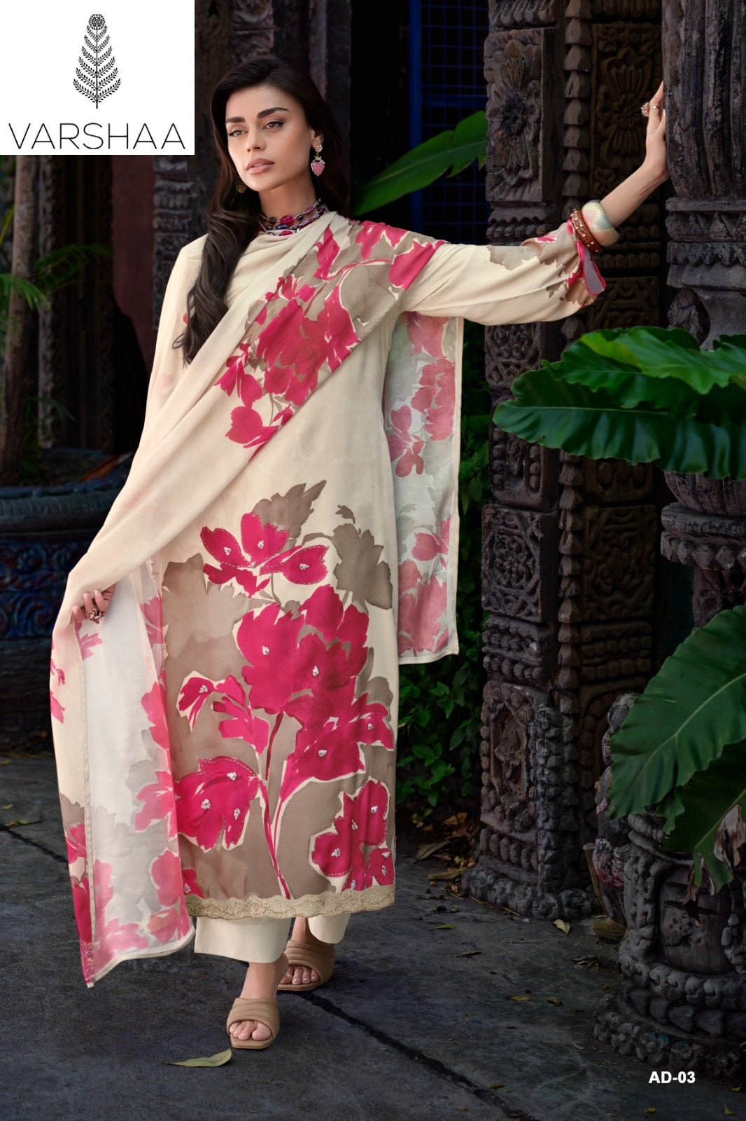 Arcadia Varshaa Viscose Muslin Pant Style Suits Exporter Gujarat