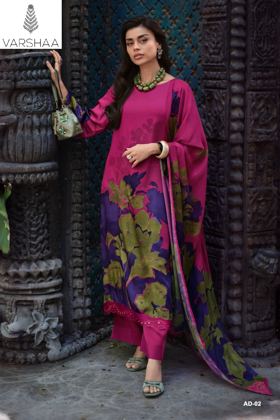 Arcadia Varshaa Viscose Muslin Pant Style Suits Exporter Gujarat