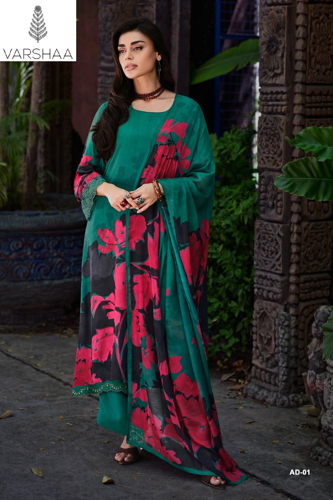 Arcadia Varshaa Viscose Muslin Pant Style Suits Exporter Gujarat