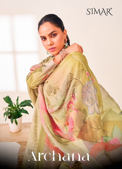 Archana 2010 Abcd Simar Lawn Cotton Pant Style Suits Wholesale Price