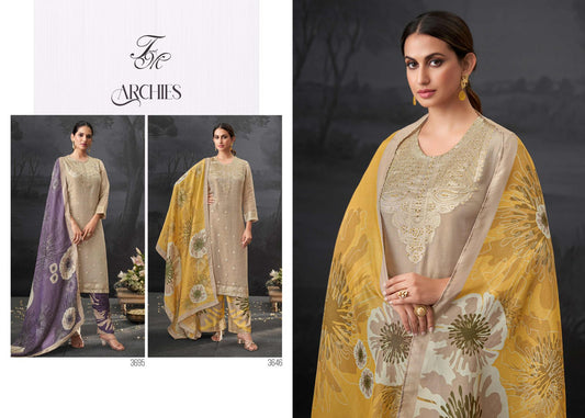 Archies Tm Viscose Jacquard Pant Style Suits Exporter Ahmedabad