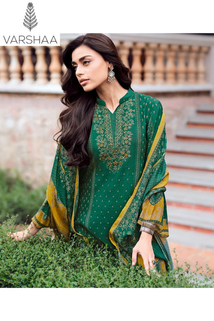 Arcis Varshaa Viscose Muslin Pant Style Suits Exporter Ahmedabad