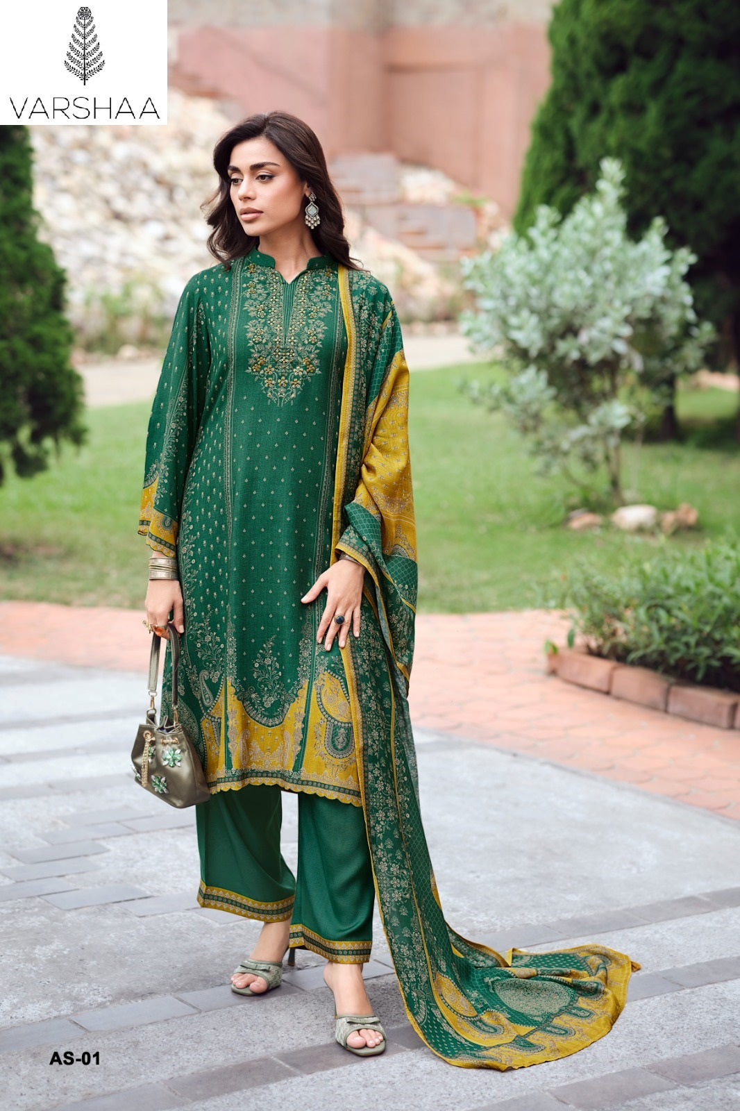Arcis Varshaa Viscose Muslin Pant Style Suits Exporter Ahmedabad