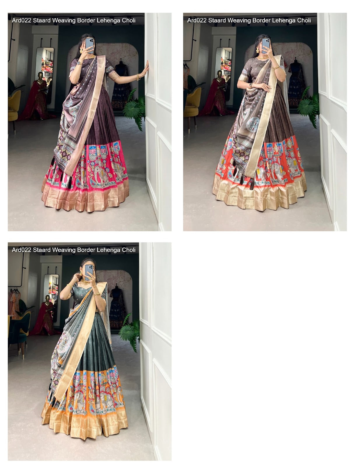 Ard022 Staard Dola Silk Lehenga Choli Manufacturer