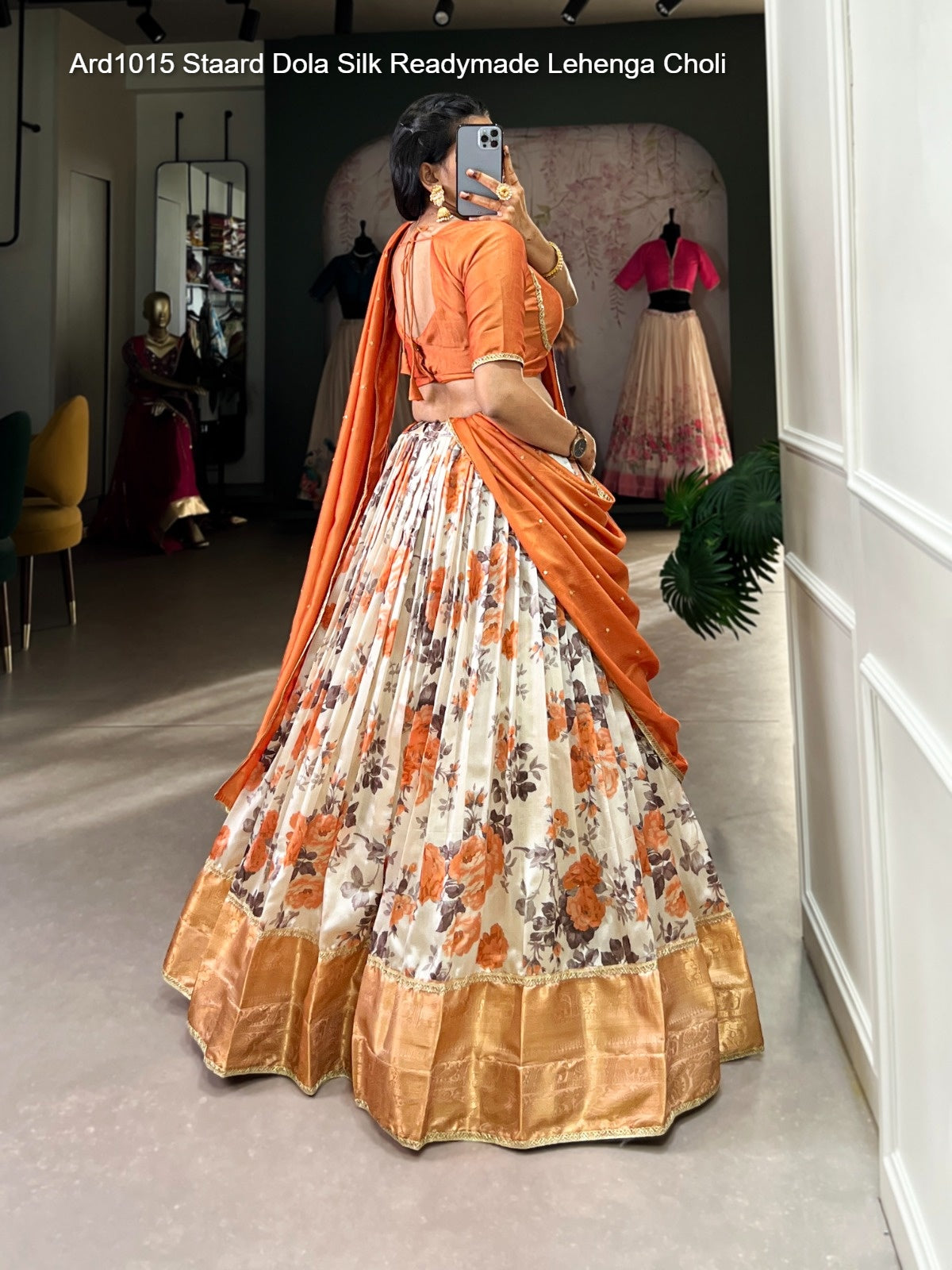 Ard1015 Staard Dola Silk Readymade Lehenga Choli Wholesaler Gujarat