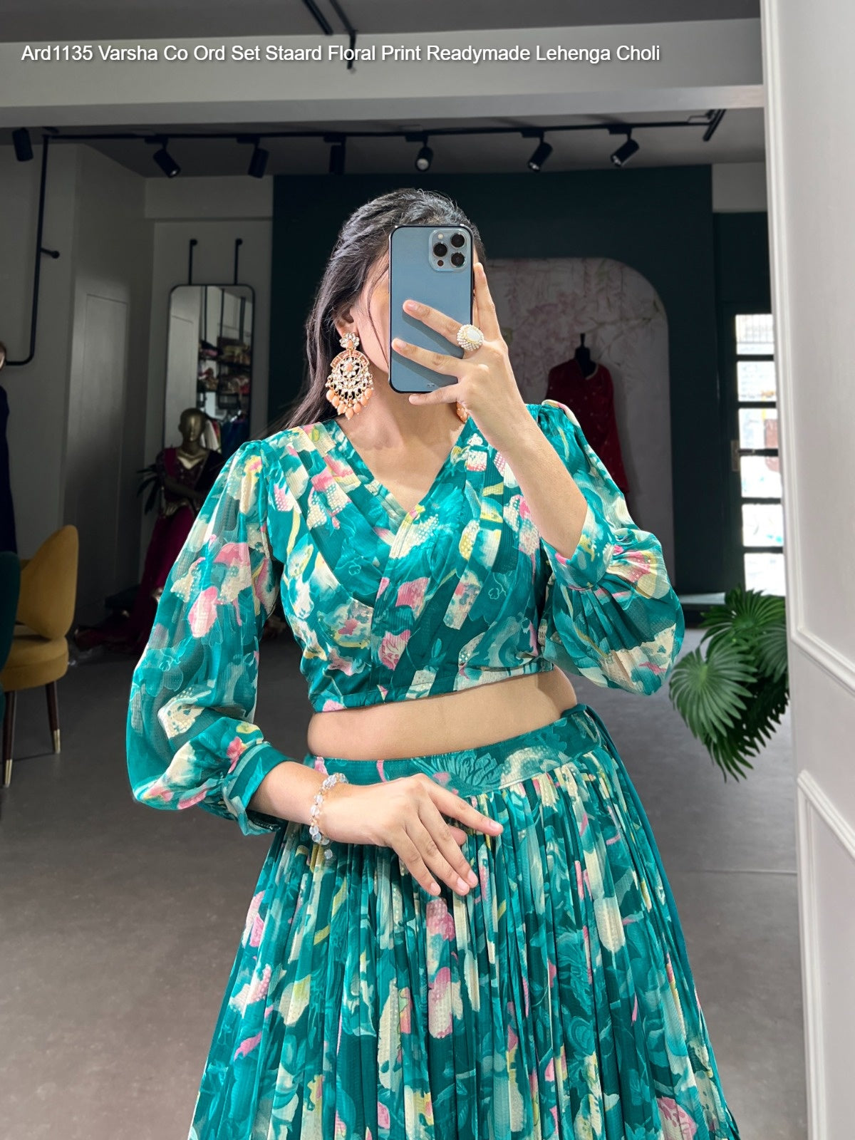 Ard1135 Varsha Co Ord Set Staard Georgette Readymade Lehenga Choli Wholesaler India