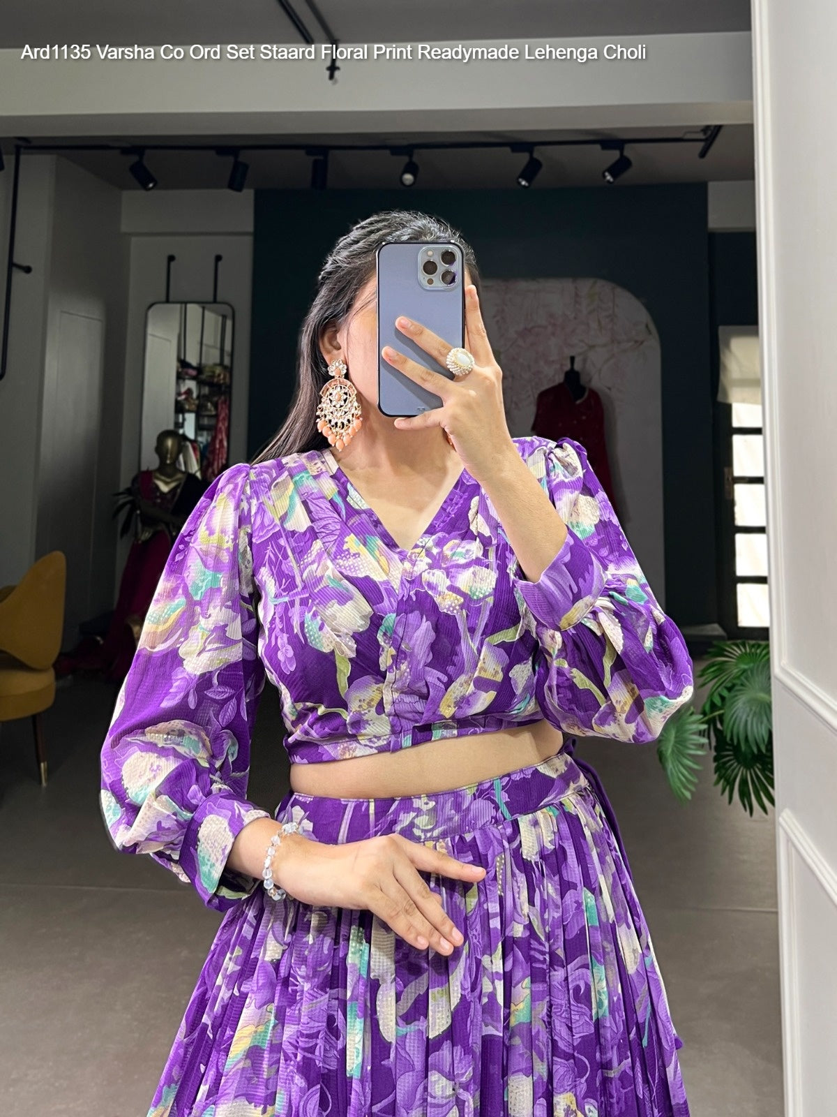 Ard1135 Varsha Co Ord Set Staard Georgette Readymade Lehenga Choli Wholesaler India