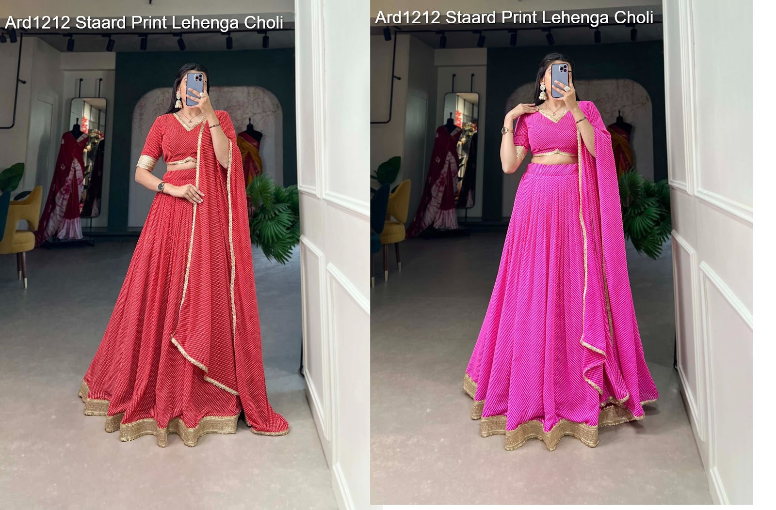 Ard1212 Staard Georgette Lehenga Choli Supplier Gujarat