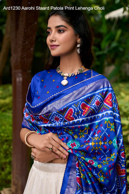 Ard1230 Aarohi Staard Tussar Silk Lehenga Choli Manufacturer Ahmedabad