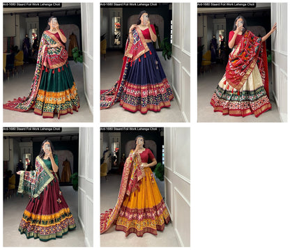 Ard1680 Staard Tussar Silk Lehenga Choli Wholesaler Ahmedabad