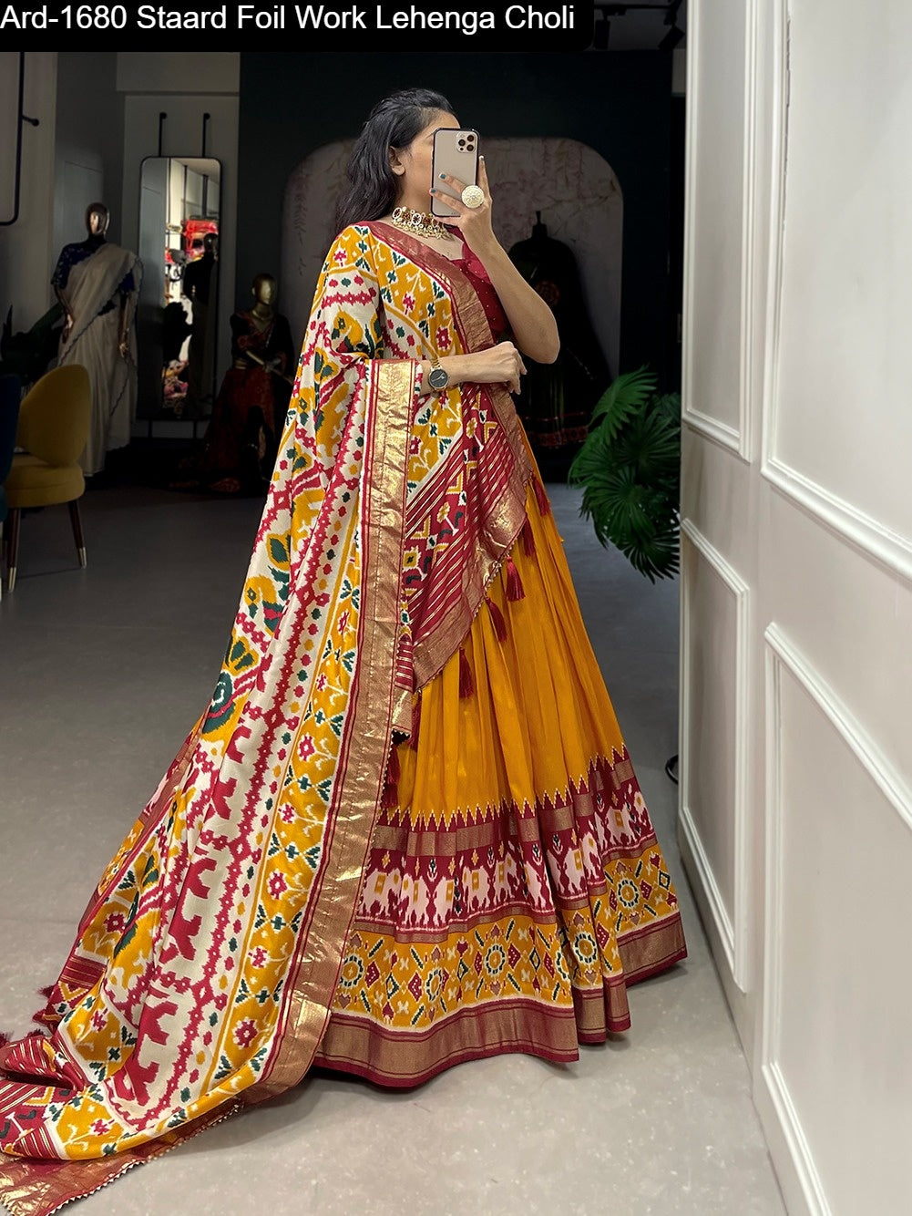 Ard1680 Staard Tussar Silk Lehenga Choli Wholesaler Ahmedabad