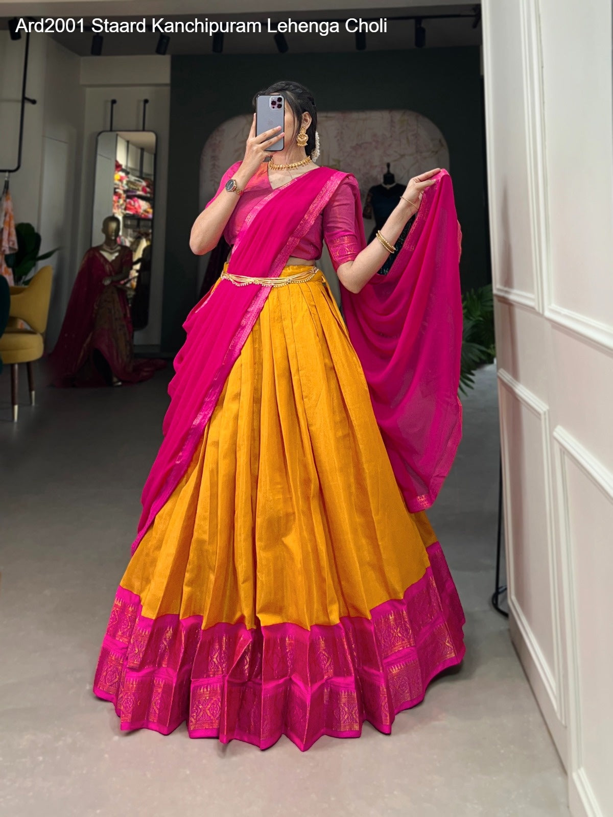 Ard2001 Staard Vichitra Silk Lehenga Choli Exporter Ahmedabad