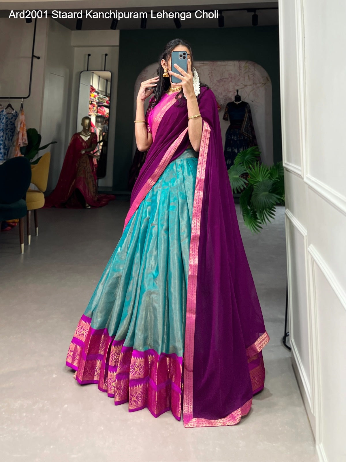 Ard2001 Staard Vichitra Silk Lehenga Choli Exporter Ahmedabad