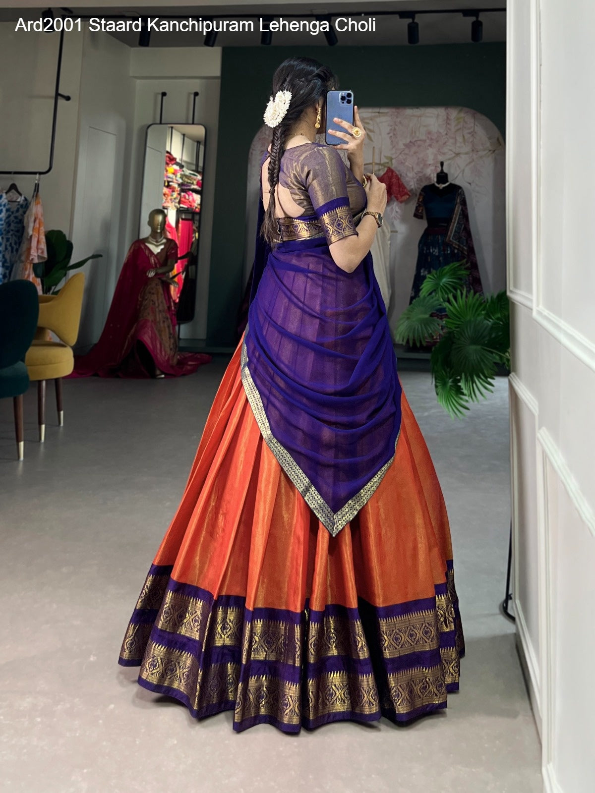 Ard2001 Staard Vichitra Silk Lehenga Choli Exporter Ahmedabad