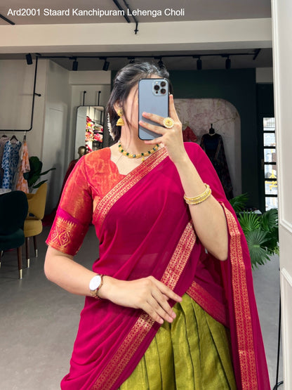 Ard2001 Staard Vichitra Silk Lehenga Choli Exporter Ahmedabad