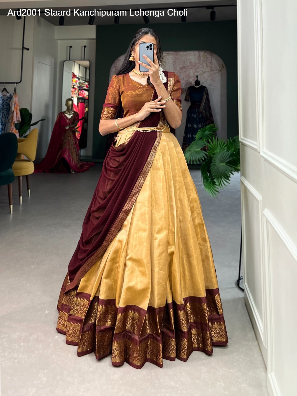 Ard2001 Staard Vichitra Silk Lehenga Choli Exporter Ahmedabad