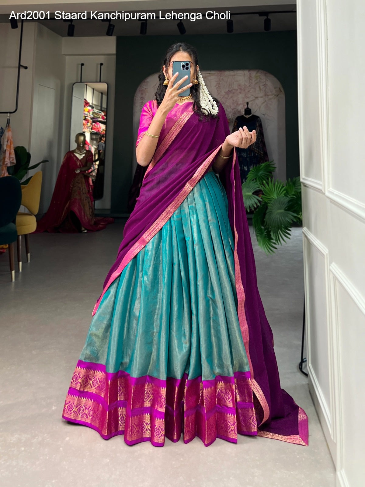 Ard2001 Staard Vichitra Silk Lehenga Choli Exporter Ahmedabad