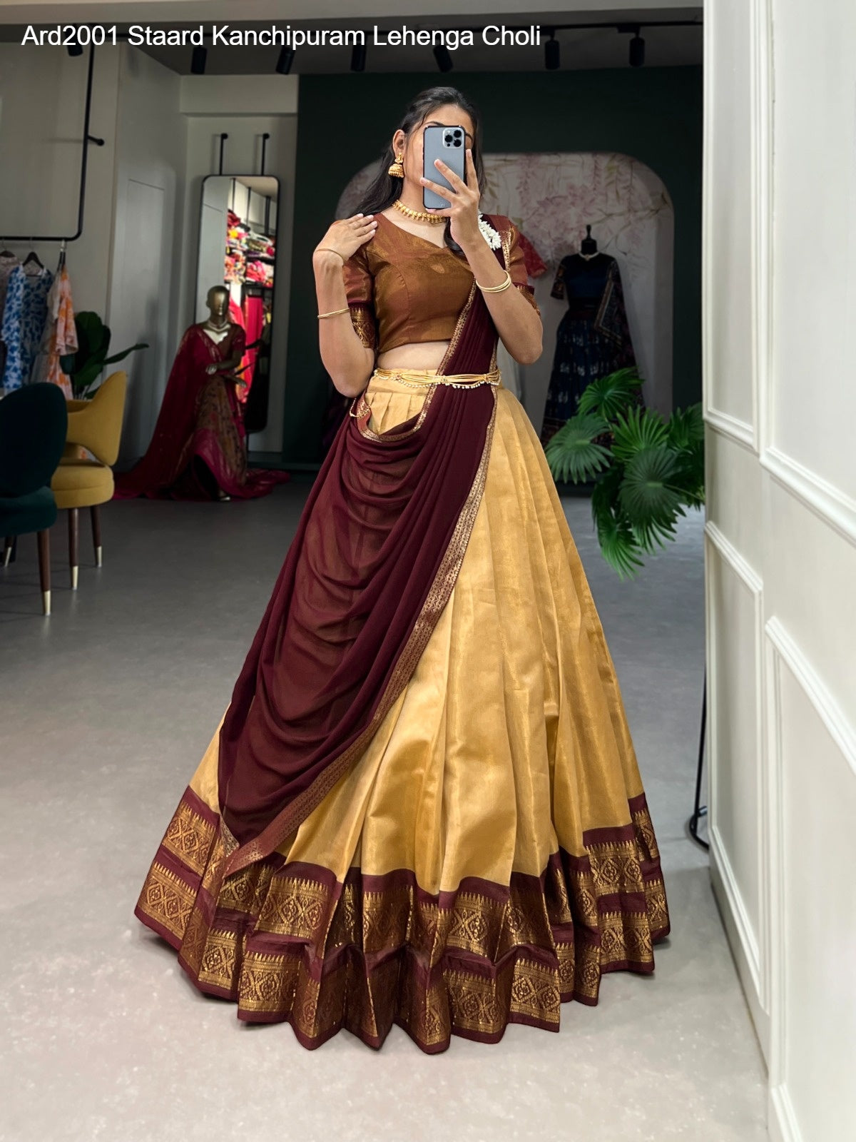 Ard2001 Staard Vichitra Silk Lehenga Choli Exporter Ahmedabad