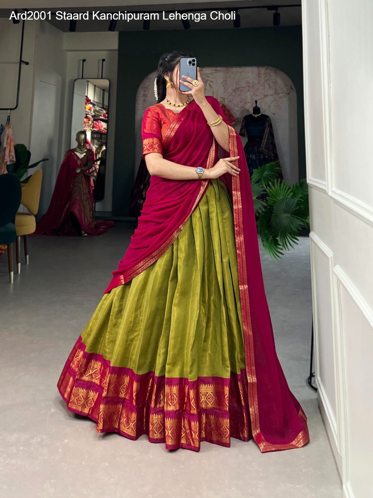 Ard2001 Staard Vichitra Silk Lehenga Choli Exporter Ahmedabad